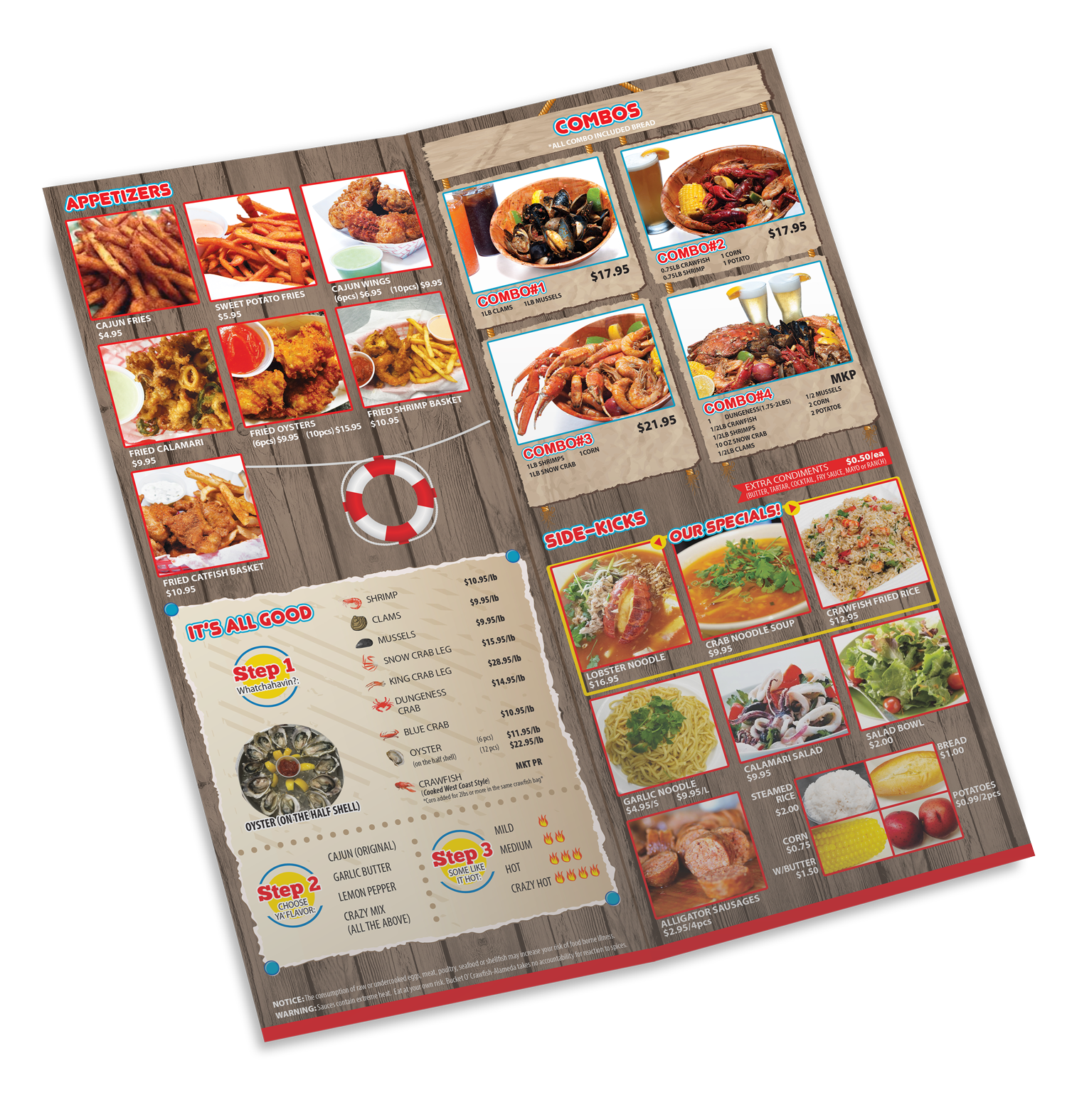 Dine-in Menu Design